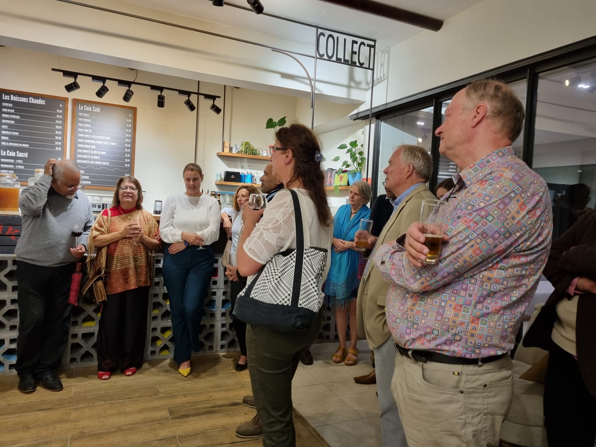 Lunch at Zakadi — Stanford University Visit