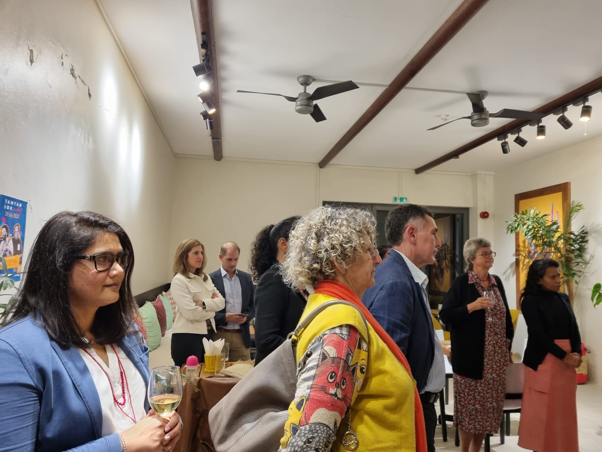 Lunch at Zakadi — Stanford University Visit