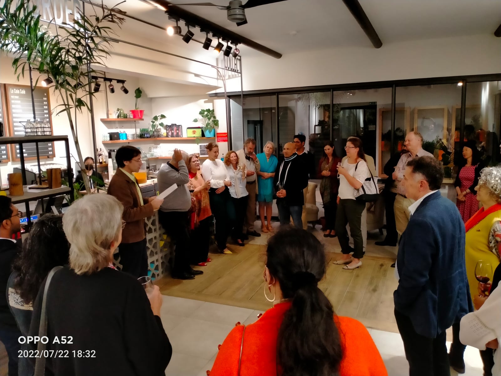 Lunch at Zakadi — Stanford University Visit