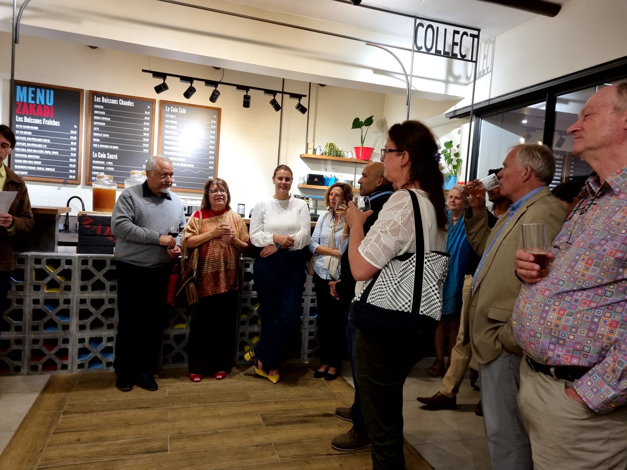 Lunch at Zakadi — Stanford University Visit