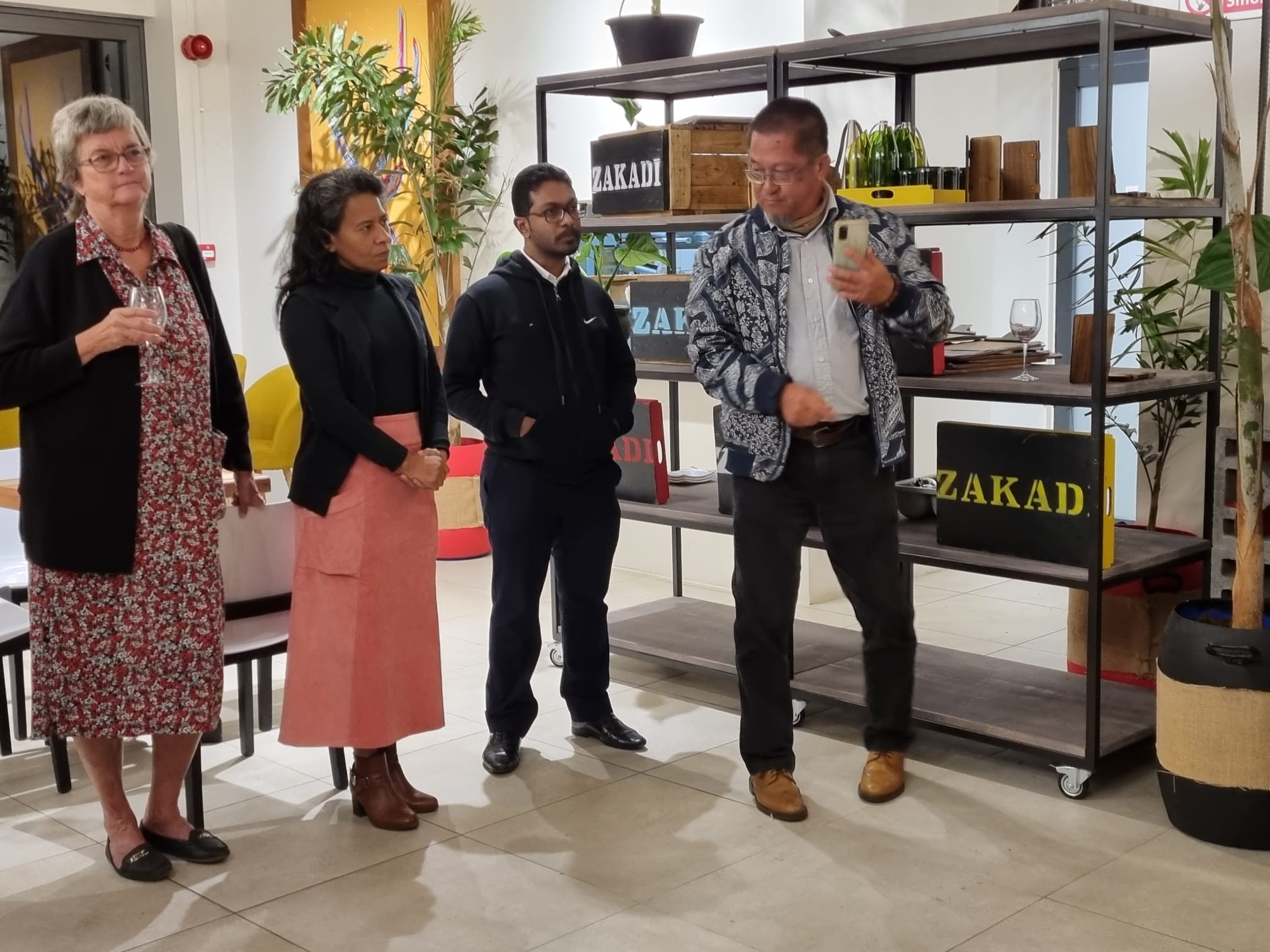 Lunch at Zakadi — Stanford University Visit